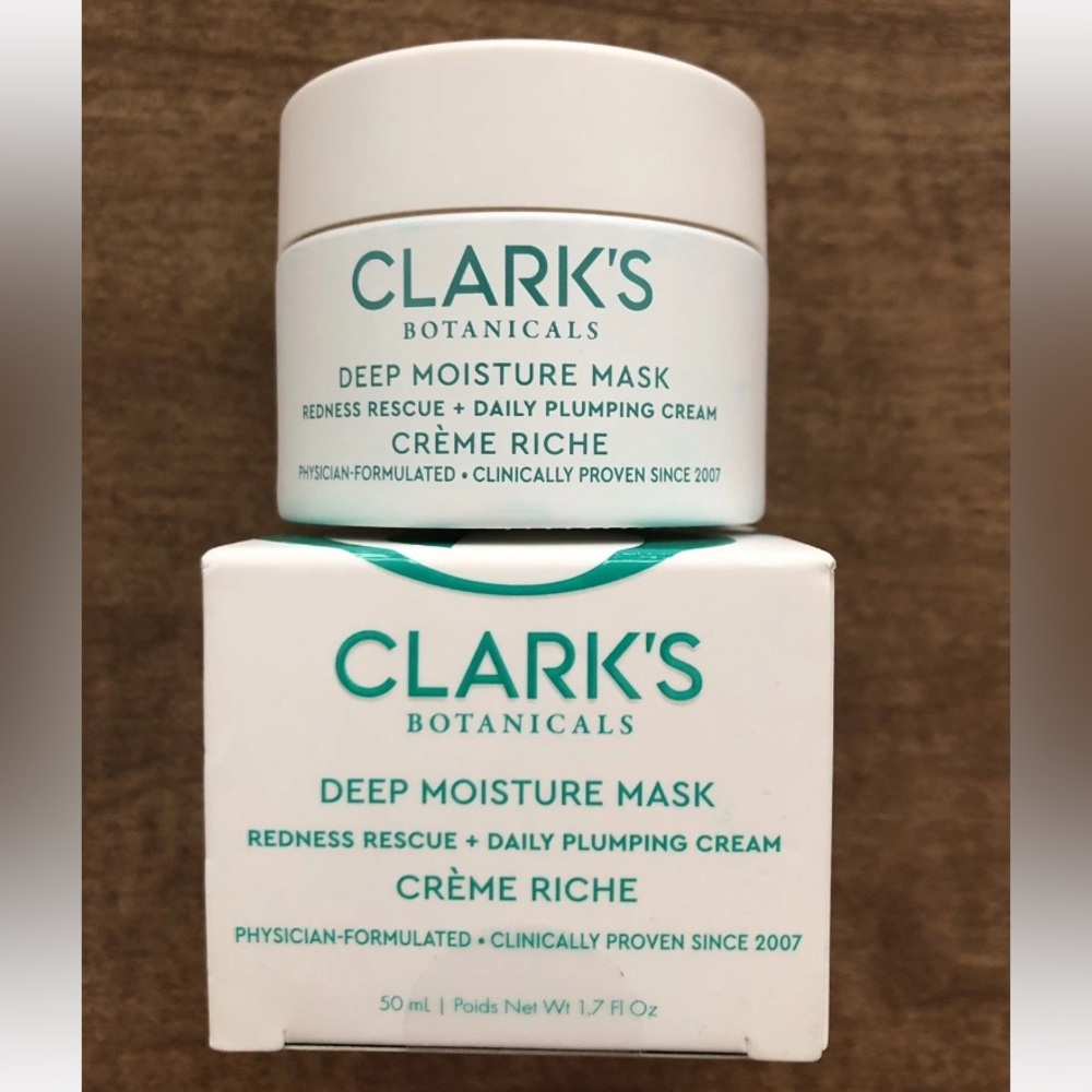 Clarks Clark’s Botanicals Deep Moisture Mask 1.7 oz 50ml Full Size ~ NIB!! ❤️